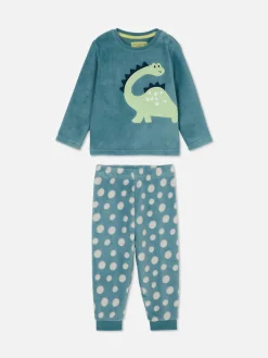 Pyjama En Molleton à Motif Ours|Primark Sale
