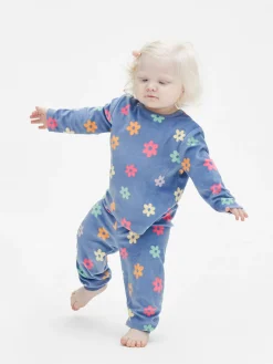 Pyjama En Velours Graphique|Primark Outlet