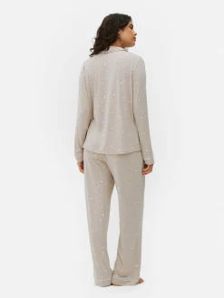 Pyjama Long Boyfriend à Motif|Primark Sale