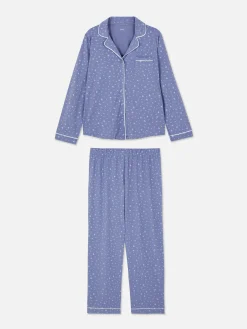 Pyjama Long Boyfriend à Motif|Primark Online