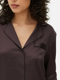 Pyjama Long En Satin|Primark Online