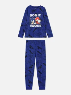 Pyjama T-shirt Et Bas Sonic Le Hérisson|Primark Outlet