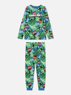 Pyjama T-shirt Et Pantalon à Motif Graffiti Minecraft|Primark Best