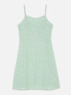 Robe à Fines Bretelles Et à Motifs|Primark Hot