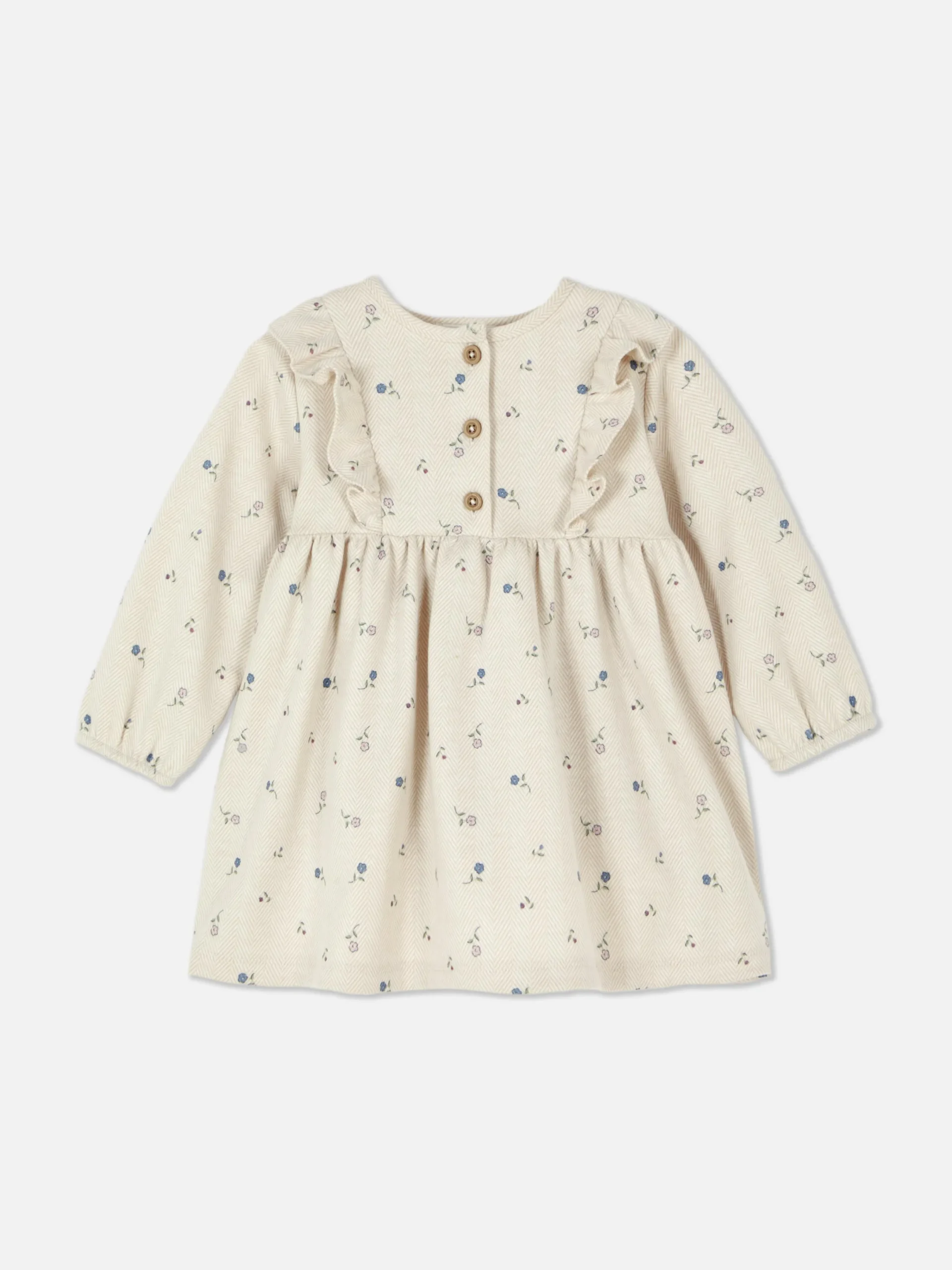 Robe à Petites Fleurs Et Volants|Primark
