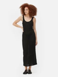 Robe Mi-longue En Crochet|Primark Sale