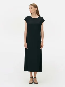 Robe Mi-longue En Satin The Edit|Primark Sale