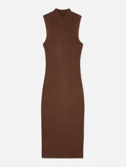 Robe Mi-longue Sans Manches En Maille|Primark New