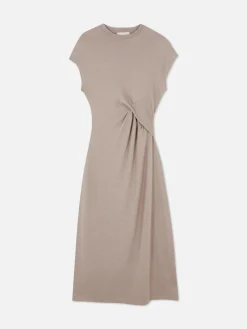 Robe Mi-longue Torsadée En Jersey The Edit|Primark Hot