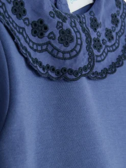 Robe Sweat-shirt En Broderie Anglaise|Primark Hot