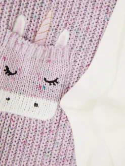 Robe-pull En Tricot Et Collants à Motif Licorne|Primark Outlet