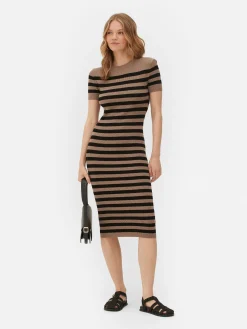 Robe-pull Mi-longue à Manches Courtes|Primark Online