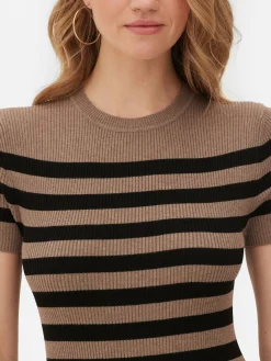 Robe-pull Mi-longue à Manches Courtes|Primark Online