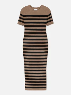 Robe-pull Mi-longue à Manches Courtes|Primark Online