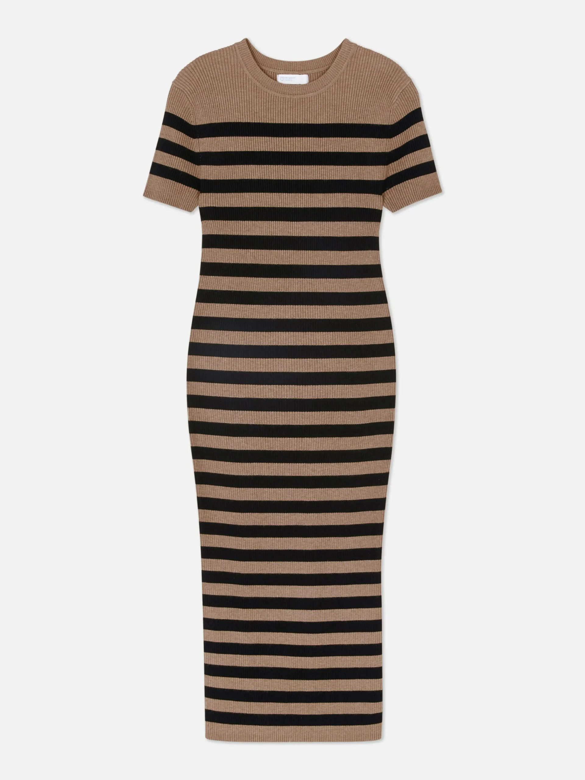 Robe-pull Mi-longue à Manches Courtes|Primark Online