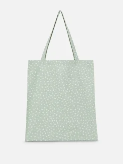 Sac Cabas En Toile De Coton à Motif Floral|Primark
