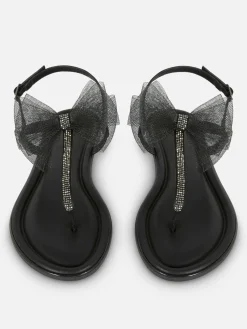 Sandales à Nœud En Maille, Pointure Large|Primark Outlet