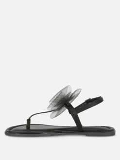 Sandales à Nœud En Maille, Pointure Large|Primark Outlet