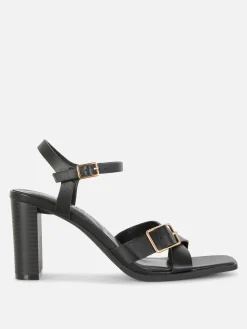 Sandales à Talons Et Brides Croisées|Primark New