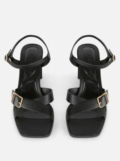 Sandales à Talons Et Brides Croisées|Primark New