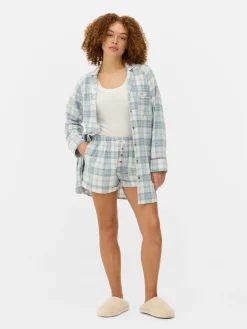 Short De Pyjama En Flanelle à Carreaux|Primark Sale