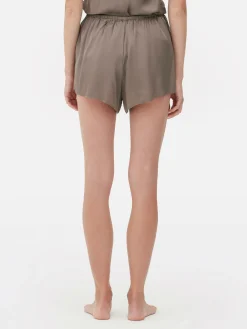 Short De Pyjama En Satin à Nœud Sur Le Devant|Primark Outlet