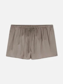 Short De Pyjama En Satin à Nœud Sur Le Devant|Primark Outlet