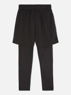 Short De Sport Avec Legging 2 En 1|Primark Discount