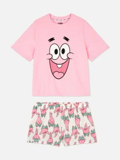 Short Et T-shirt Femme Bob L'éponge Patrick étoile De Mer Pour Toute La Famille|Primark Outlet
