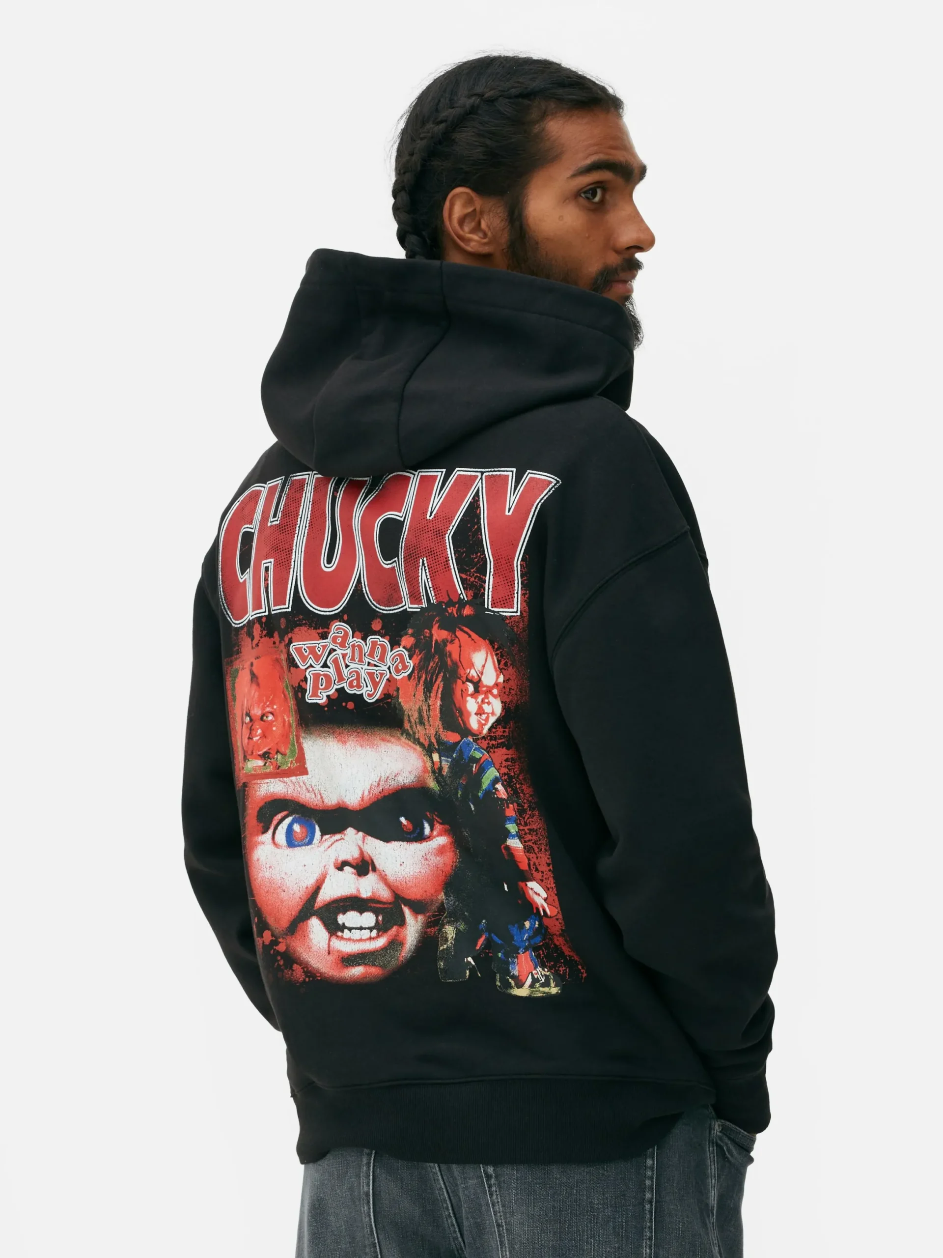 Sweat à Capuche Graphique Chucky|Primark Discount