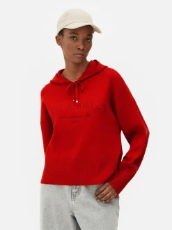 Sweat à Capuche Tricoté à Message|Primark Best