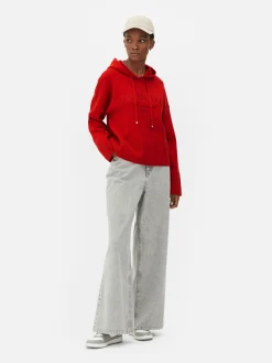 Sweat à Capuche Tricoté à Message|Primark Best