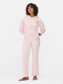Sweat à Capuche Zippé En Velours à Coordonner Hello Kitty|Primark Online