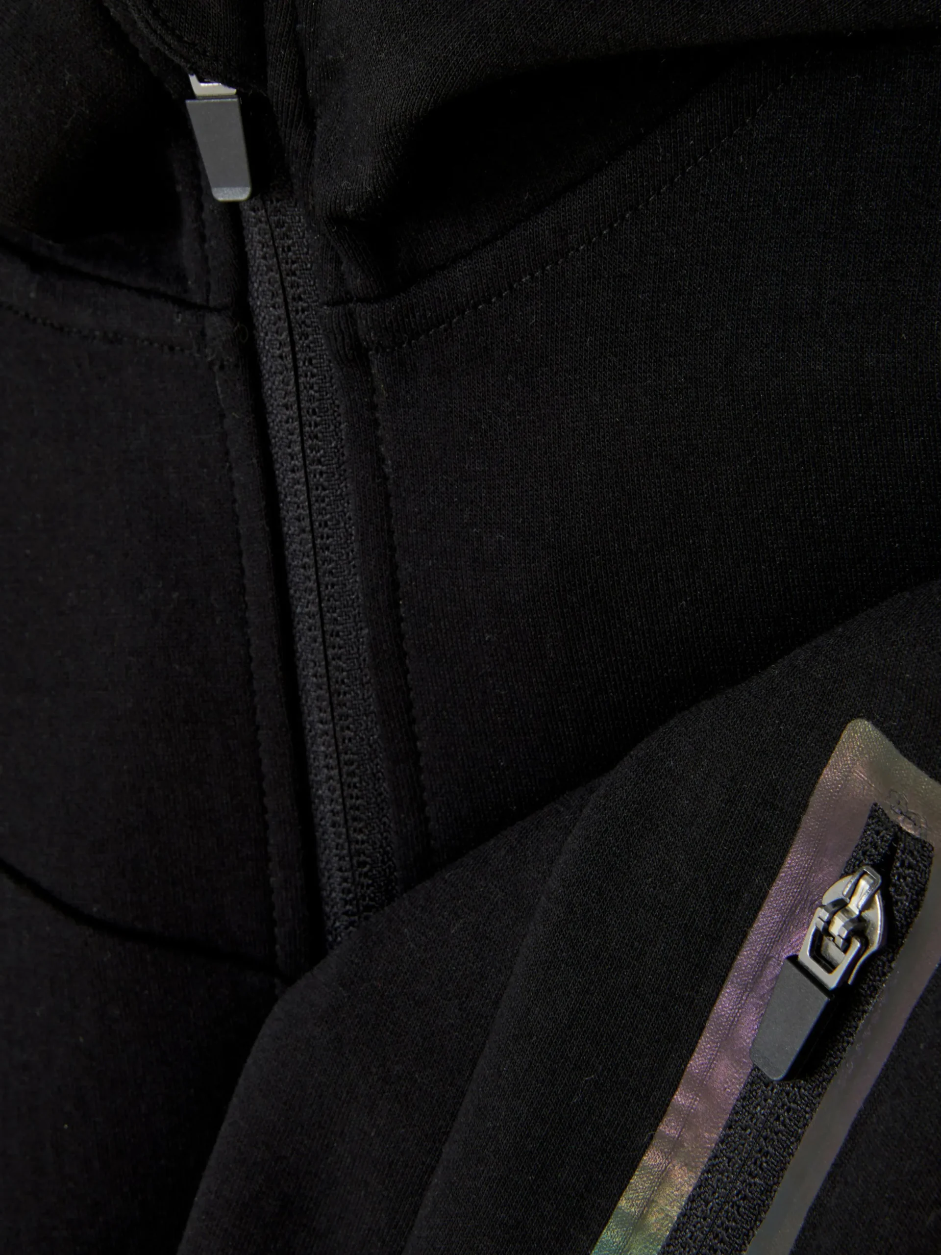 Sweat Zippé Contrecollé à Capuche à Coordonner|Primark