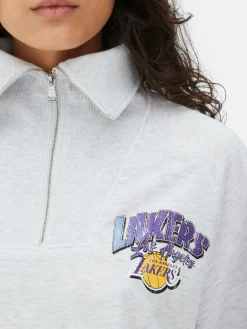 Sweat-shirt à Col Zippé NBA Los Angeles Lakers à Coordonner|Primark New