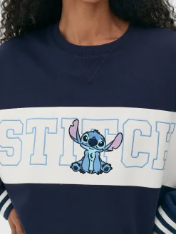 Sweat-shirt à Texte Contrasté Disney Stitch|Primark Discount