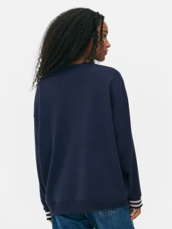 Sweat-shirt à Texte Contrasté Disney Stitch|Primark Discount