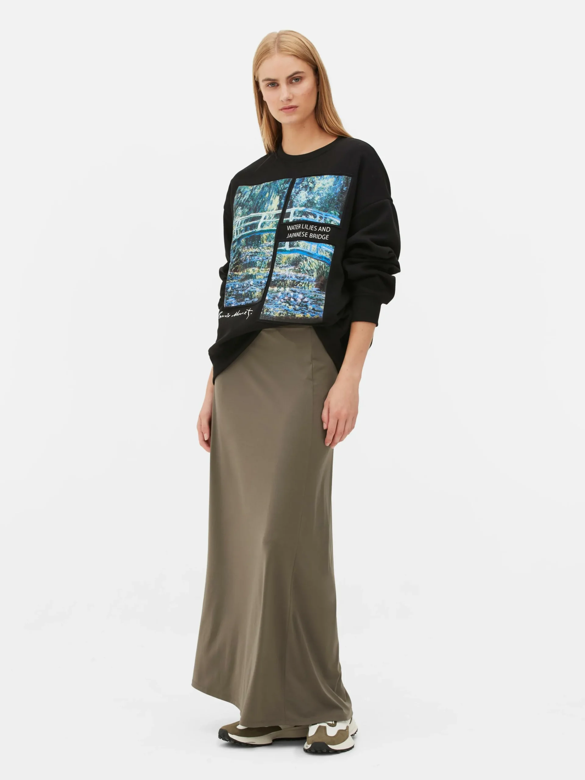 Sweat-shirt Claude Monet Le Bassin Aux Nymphéas|Primark Outlet