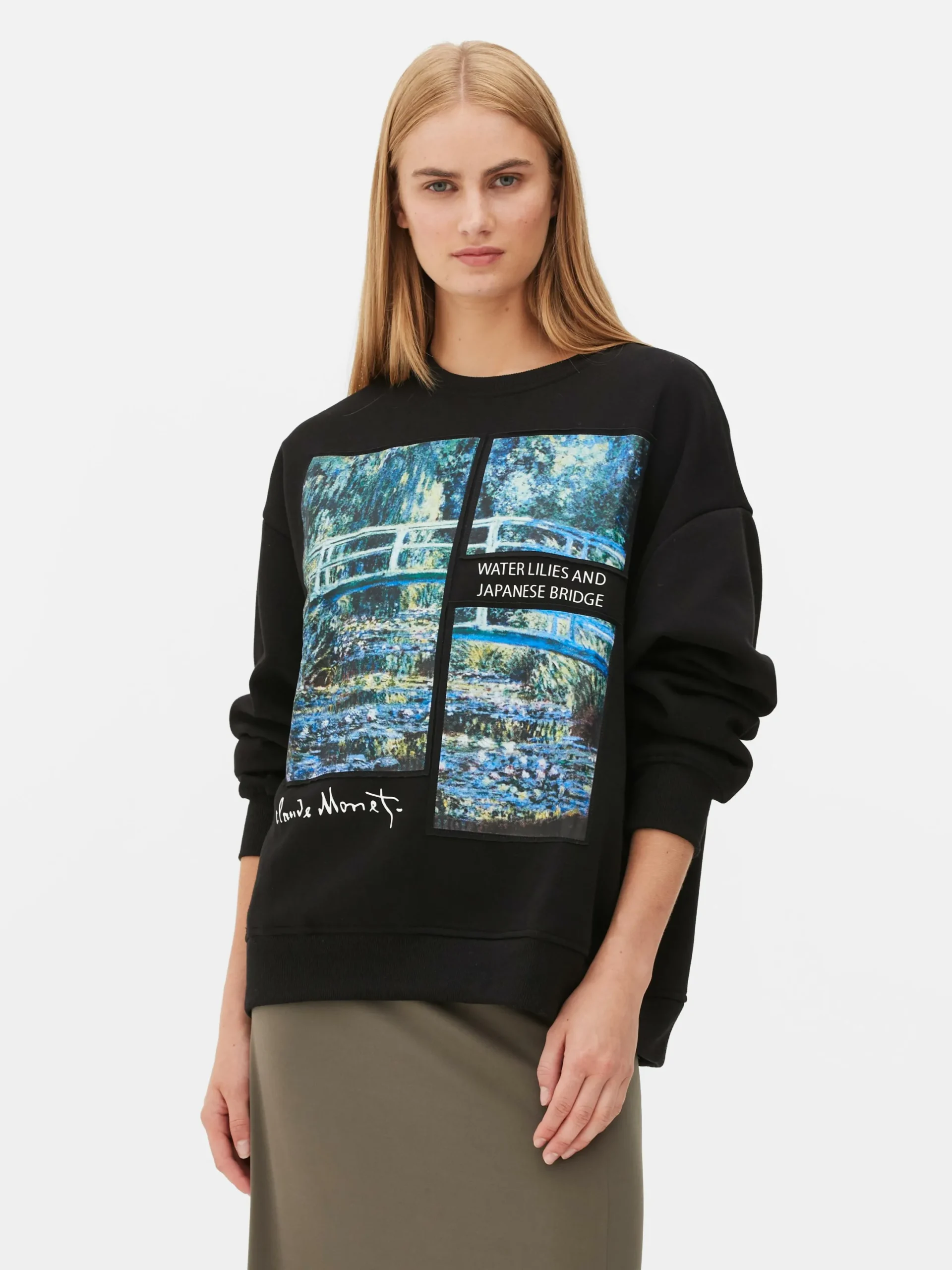 Sweat-shirt Claude Monet Le Bassin Aux Nymphéas|Primark Outlet