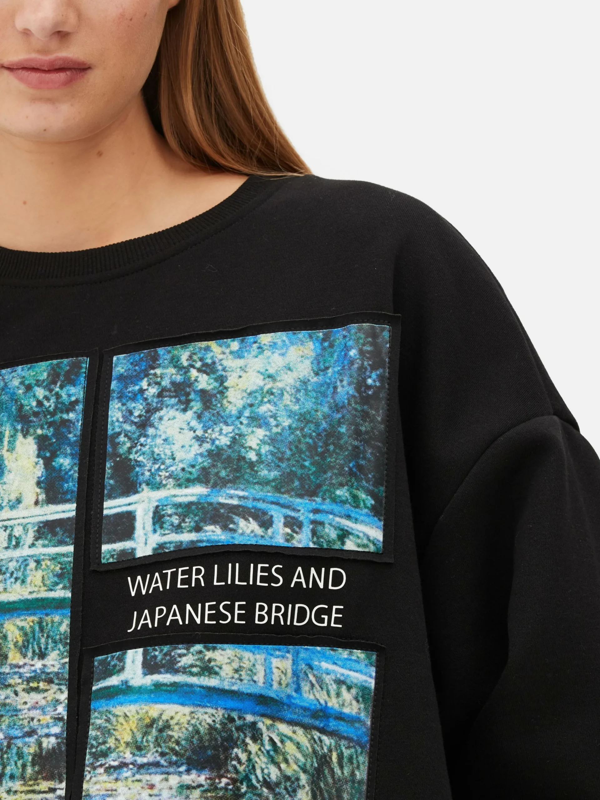 Sweat-shirt Claude Monet Le Bassin Aux Nymphéas|Primark Outlet