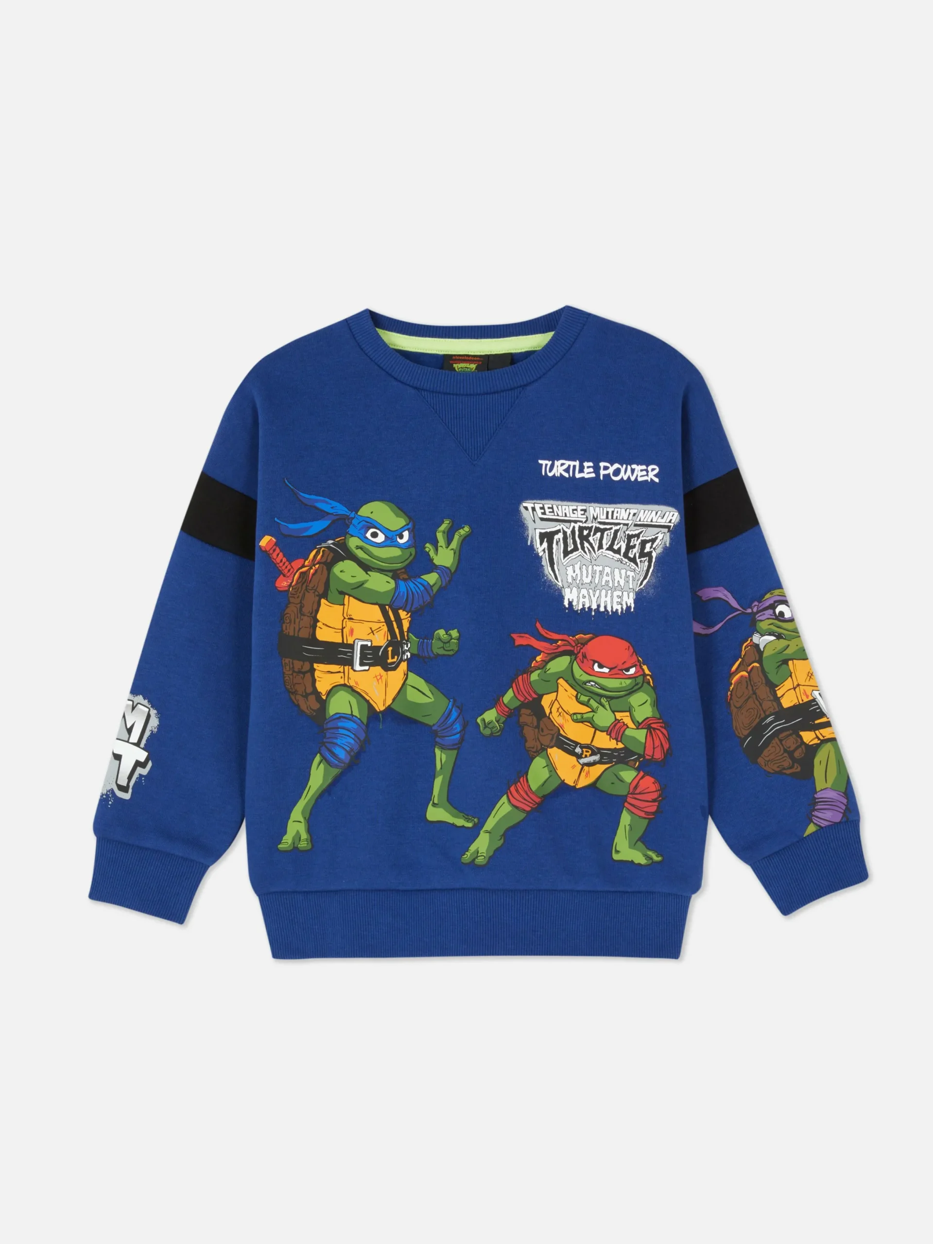 Sweat-shirt Col Ras-du-cou Les Tortues Ninja|Primark New