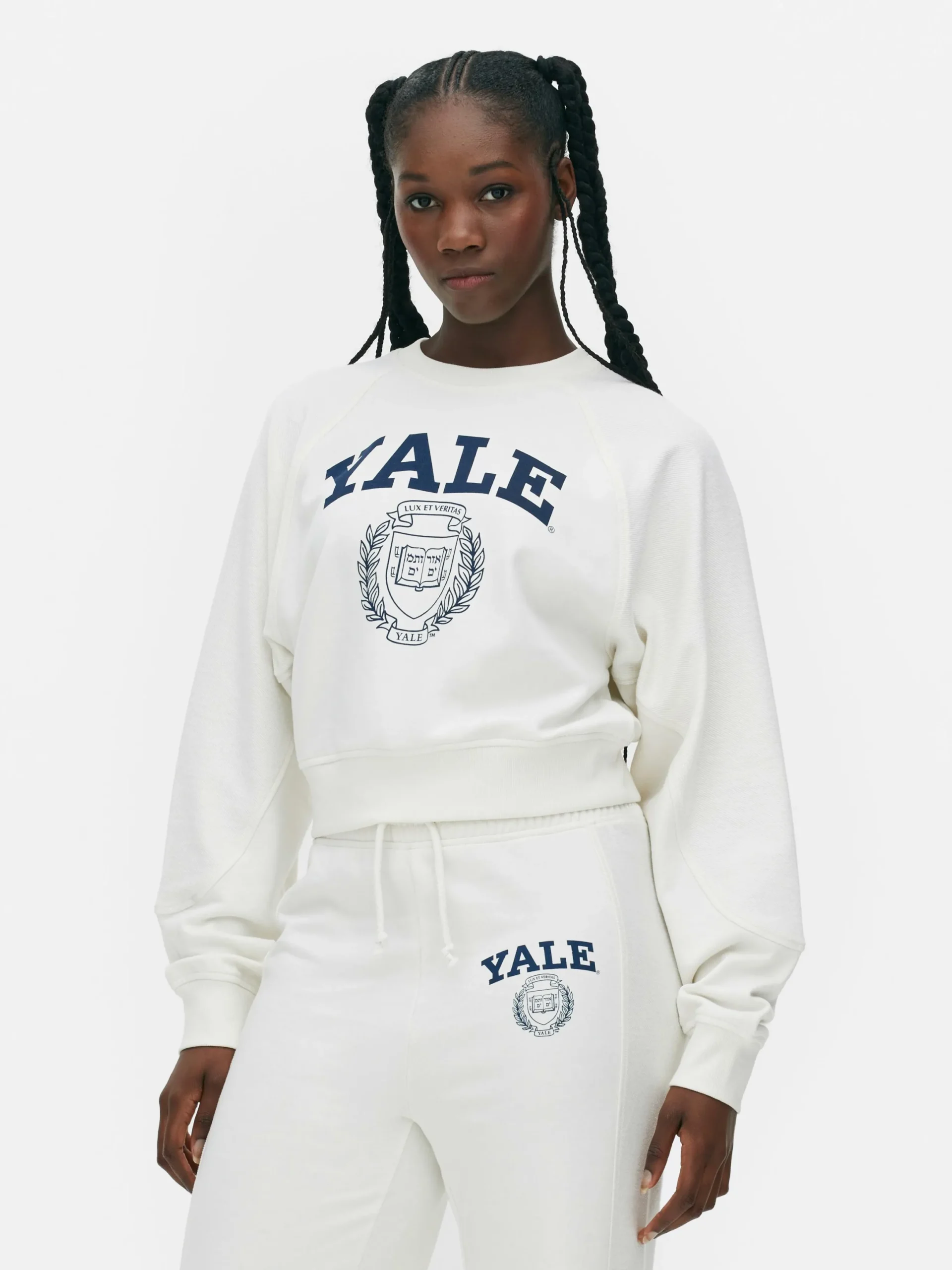 Sweat-shirt Coupe Droite Graphique à Coordonner Yale|Primark Sale