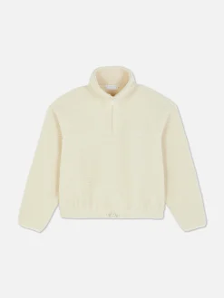 Sweat-shirt Demi-zippé En Molleton|Primark Outlet