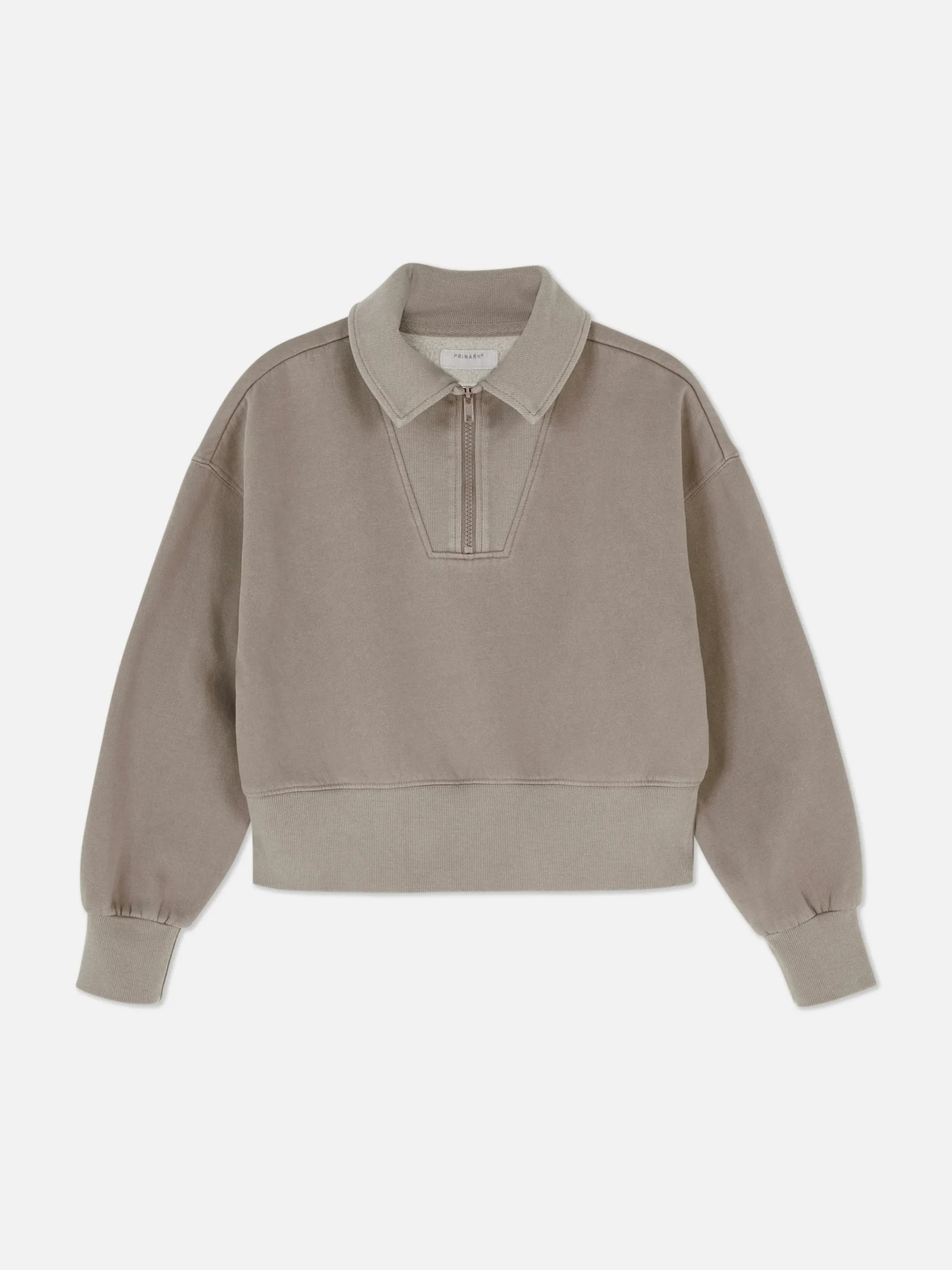 Sweat-shirt Délavé à L'acide à Col Cheminée|Primark Discount