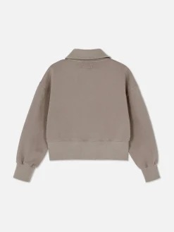 Sweat-shirt Délavé à L'acide à Col Cheminée|Primark Discount