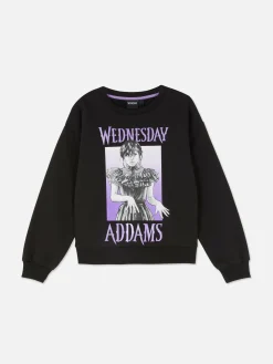 Sweat-shirt Graphique Wednesday Addams|Primark Clearance