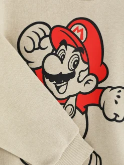 Sweat-shirt Passepoilé Super Mario à Coordonner|Primark Sale