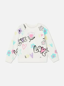 Sweat-shirt Ras Du Cou Graphique|Primark