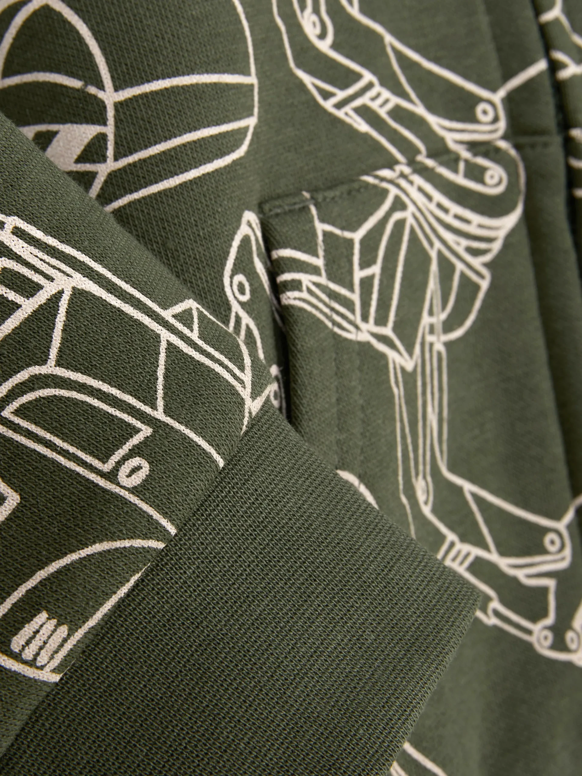 Sweat-shirt Zippé à Capuche Graphique à Coordonner|Primark New