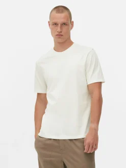 T-shirt à Col Ras-du-cou Coupe Regular|Primark Discount